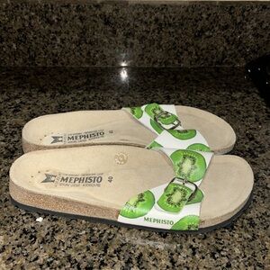 Mephisto leather comfort sandals NEW